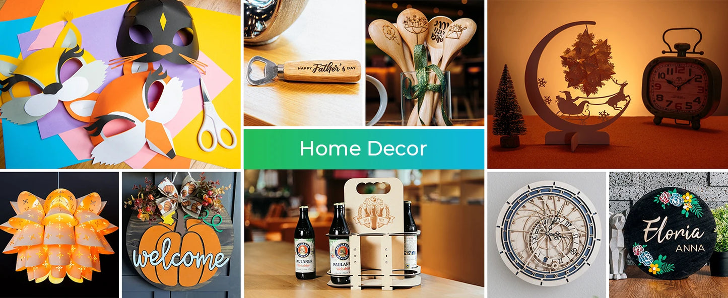 ALGO Laser Engraving Cutting Machine CNC Roller Rotary DIY Printer Graving Tool Powerful Woodworking Metal Wood Leather Acrylic