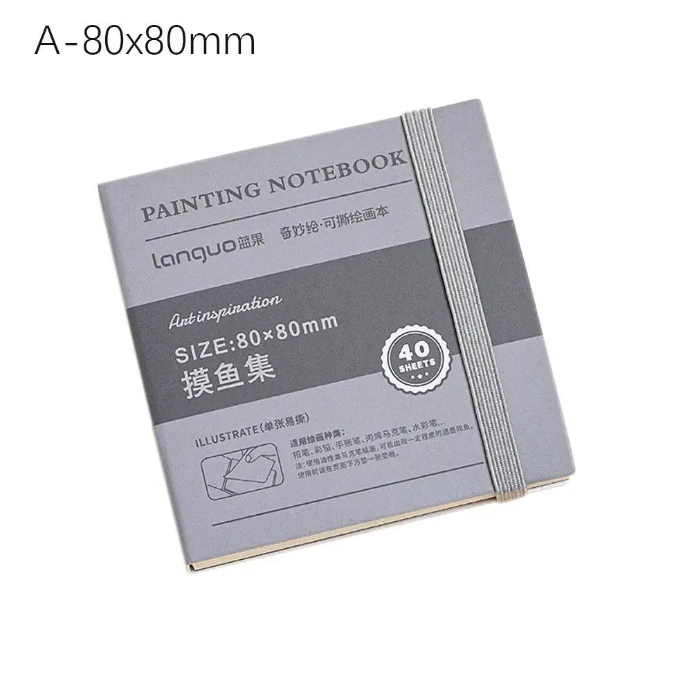 Small Tearable Painting Book Art Supplies Inspiration Record Sketchbook Portable Notebook