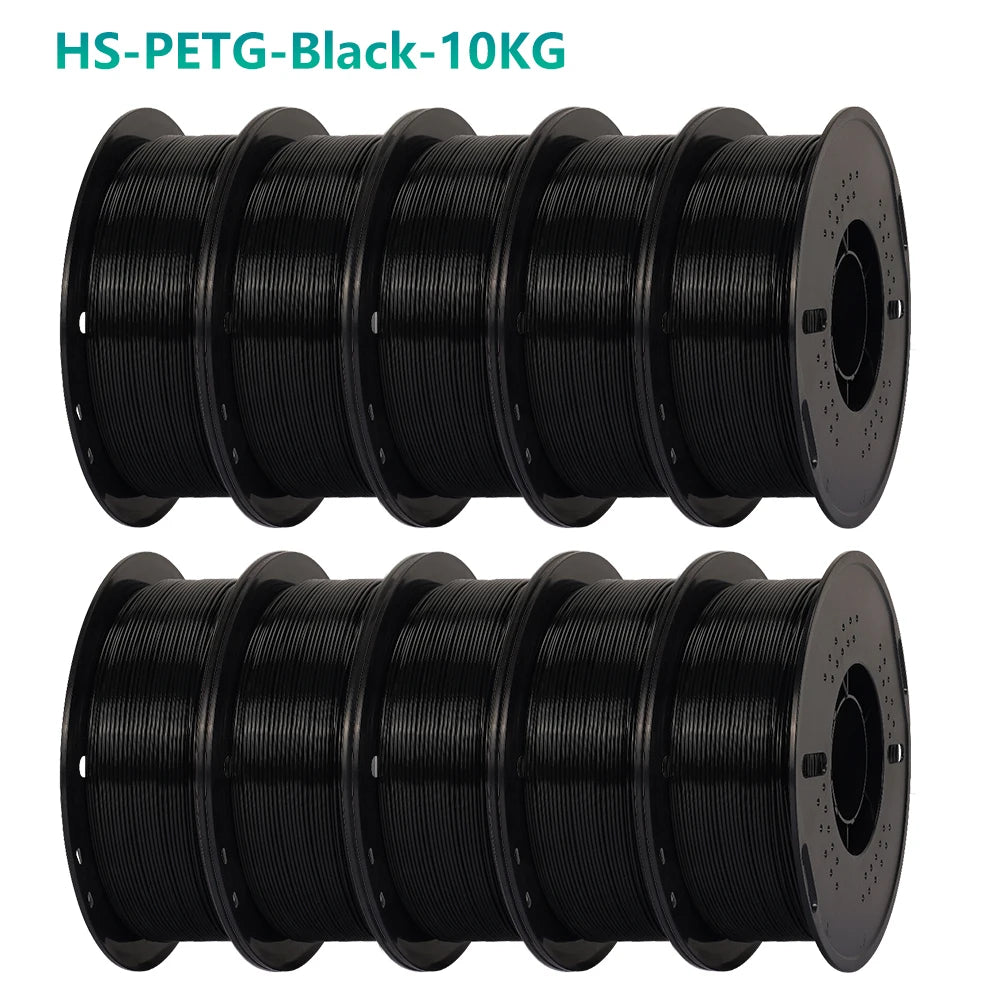 5/10KG Hyper PETG Filament, High Speed 3D Printer Filament,1kg/Spool (2.2lbs), 3D Printer Filament Good Toughness Non-Toxic