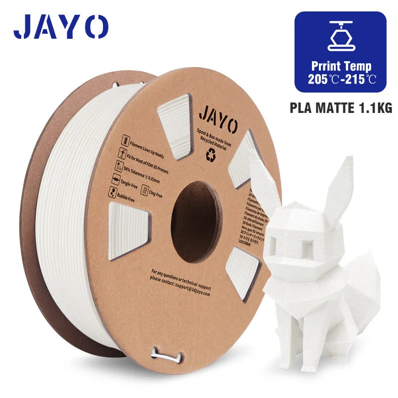 JAYO PLA/PETG/SILK/PLA Meta Filament 1Roll 3D Printer Filament 1.75mm 3d Filament PLA Printing Materials for 3D Printer&3D Pen