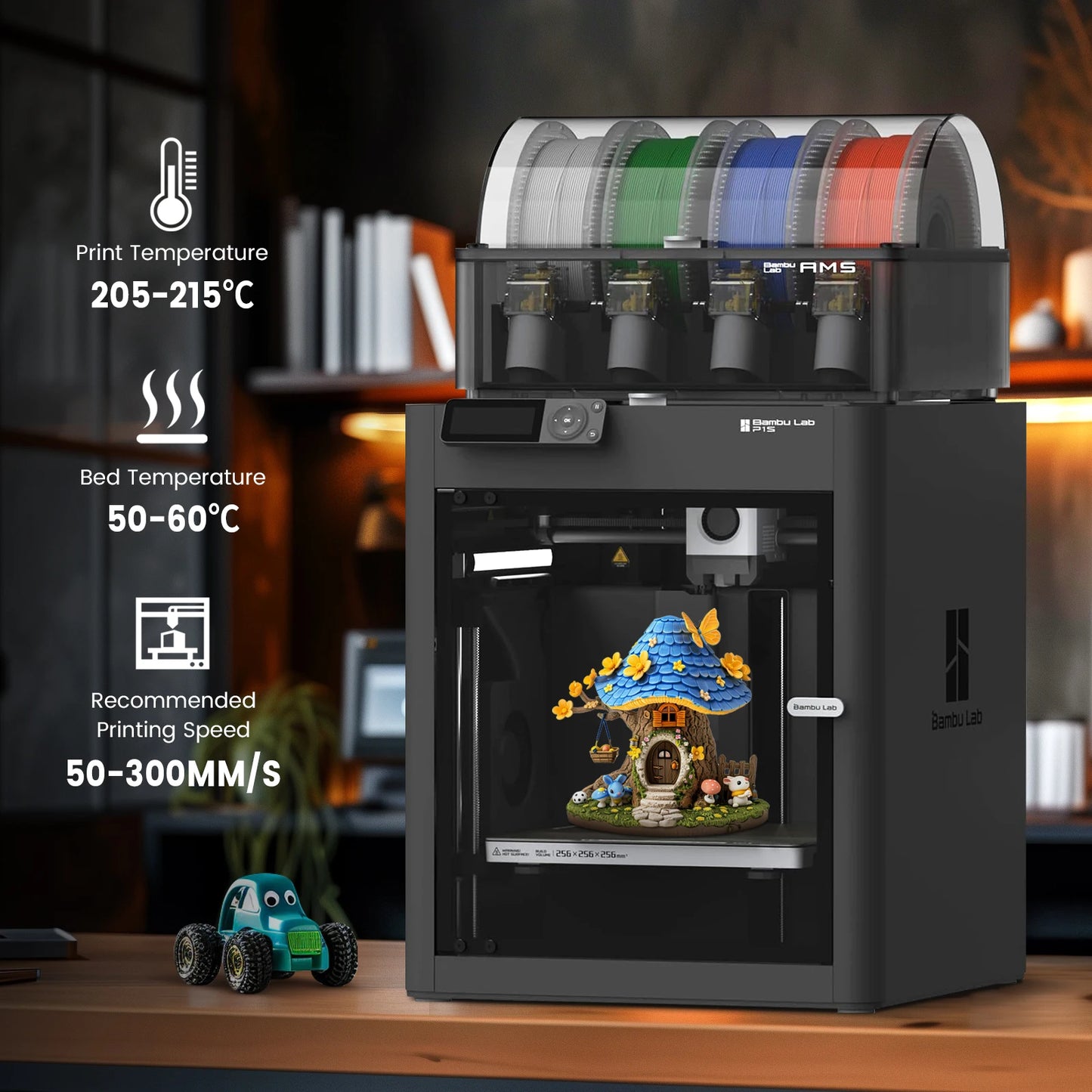 TECBEARS 1Roll pla plus 3D filament Printer 1.75mm ±0.02mm Environmentally friendly, smooth and bubble-freefilament FDM DIY Gift