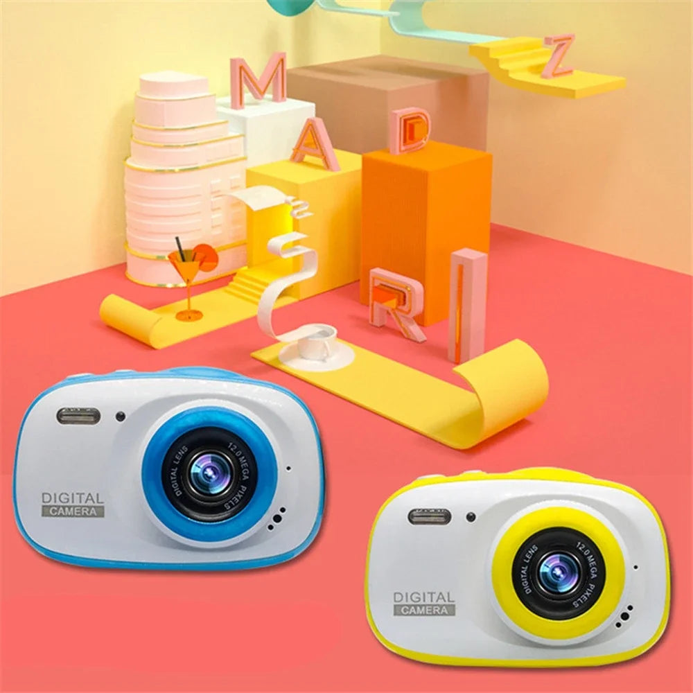 Kids Digital Camera Waterproof Toys 2 Inch Hd Screen Lovely Camera Digital Outdoor Underwater Photography Children