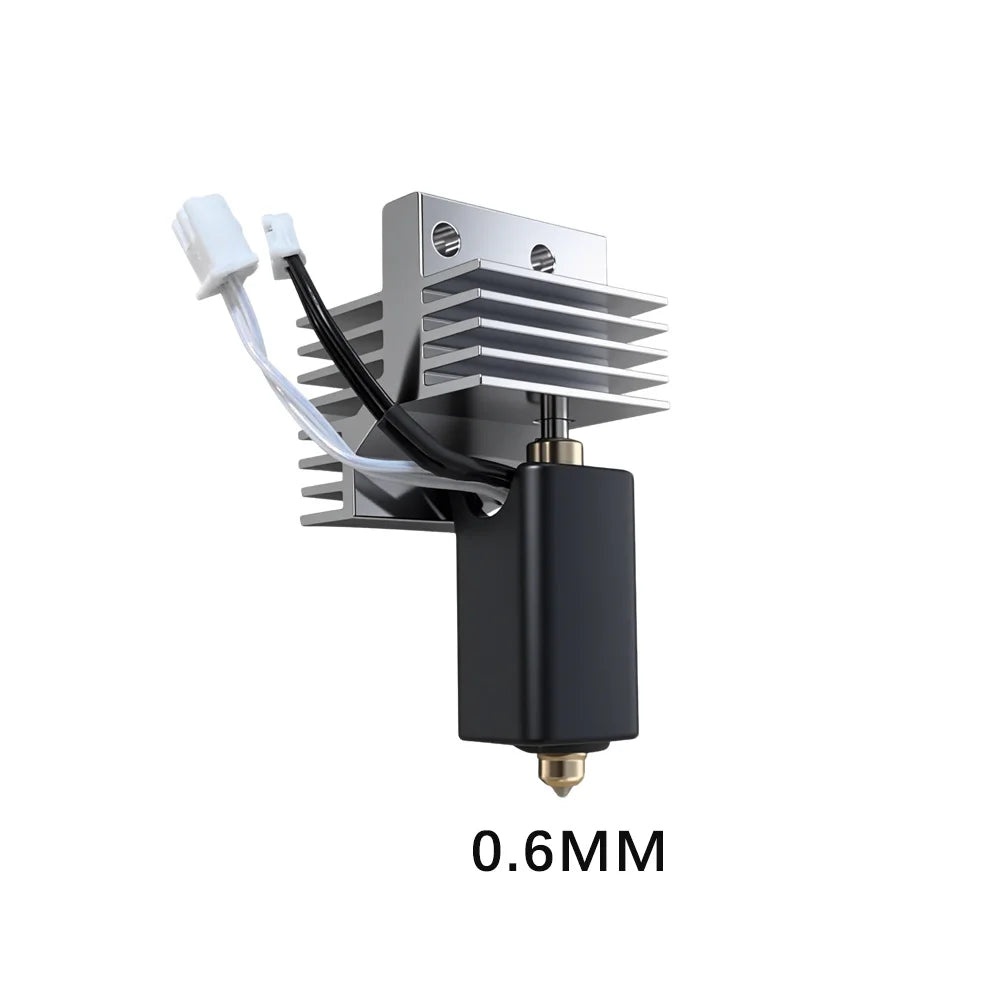 Upgrade Ceramic Hotend 0.2/0.4/0.6/0.8mm Assembled Extruder Hotend Kit for Elegoo Centauri Carbon Hot end / Centauri Nozzle