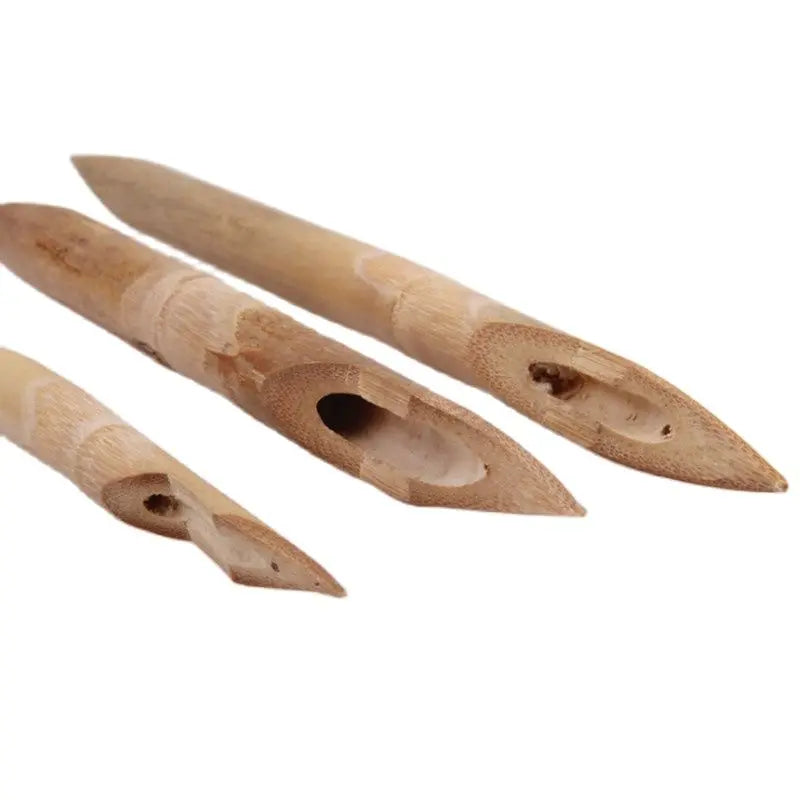 3Pcs/Set Hard Strong Bamboo Reed Pens Pottery Ceramic Shaping Tools Polymer Clay Tool