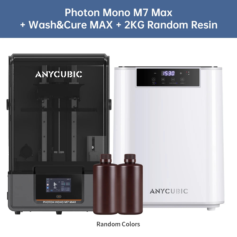 3D Printer-PRE ANYCUBIC Photon Mono M7 Max AE LCD 3D Printer 14.7L Ultra-Large Print Volume LCD Resin 3D Printer Print Size 298x168x300mm