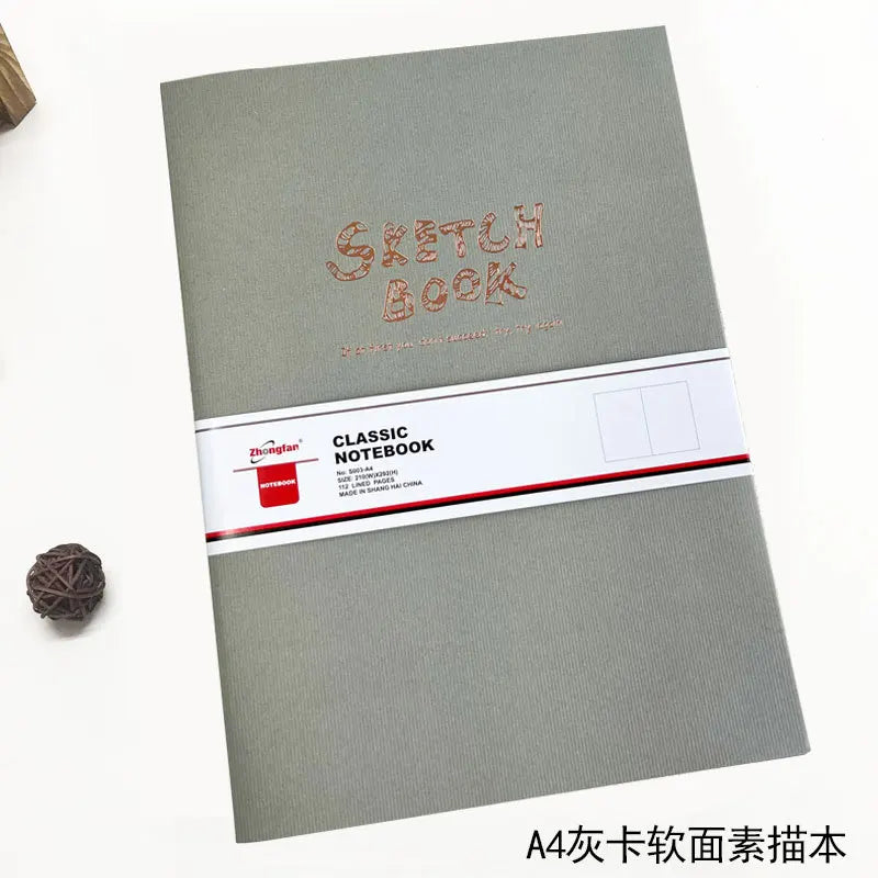 A4/A5 Super Thick Sketchbook 112 Sheets/224 Pages Writing Smoothly Not Easy Falling Pages for Watercolor Sketching Notes