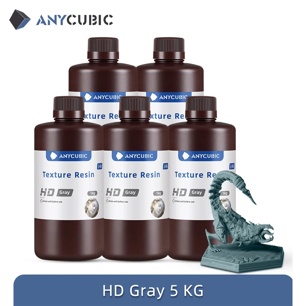 ANYCUBIC Texture Resin 14K high-precision 405nm UV Resin For Photon 3D Printer UV Photopolymer Resin
