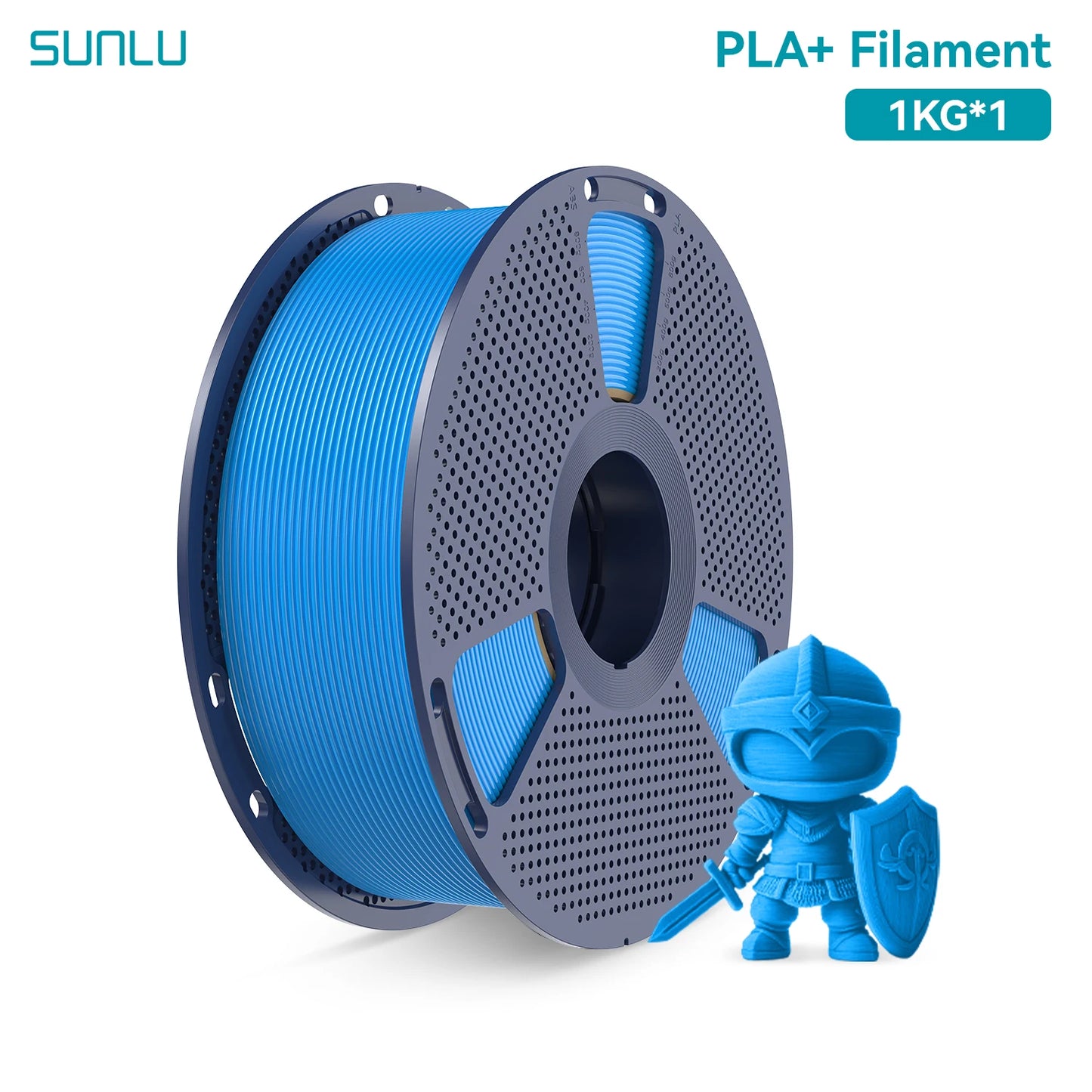 SUNLU PLA PLUS 1KG PLA+ 3D Printer Filament 1.75mm High transparency Tolerance+/-0.02mm Colorful Neatly Wound 300MM/S