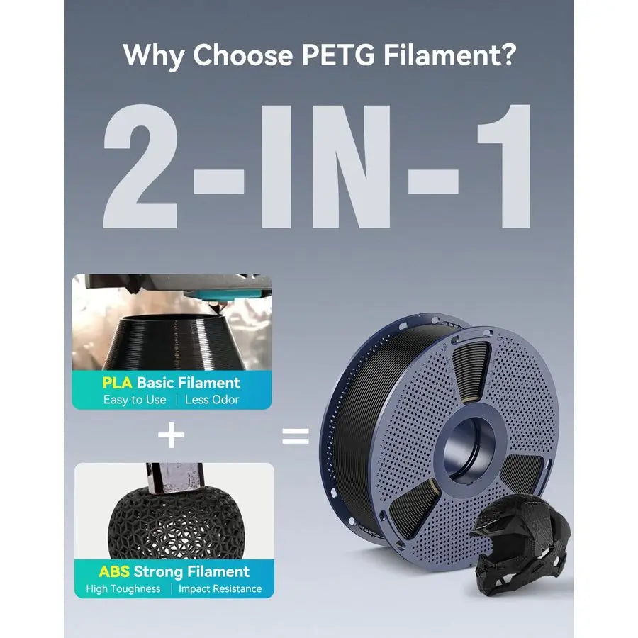 16 Color PETG Filament Bundle Multicolor, PETG 3D Printer Filament 1.75mm, Individually Vacuum Packed, 0.25kg per Spool, 4kg in