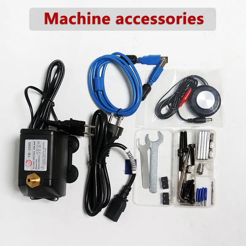 4 Axis CNC Router 6040 3040 8060 USB Port Milling Engraving Machine with Limit Switch for DIY Wood PCB PVC Acrylic Metal Carving