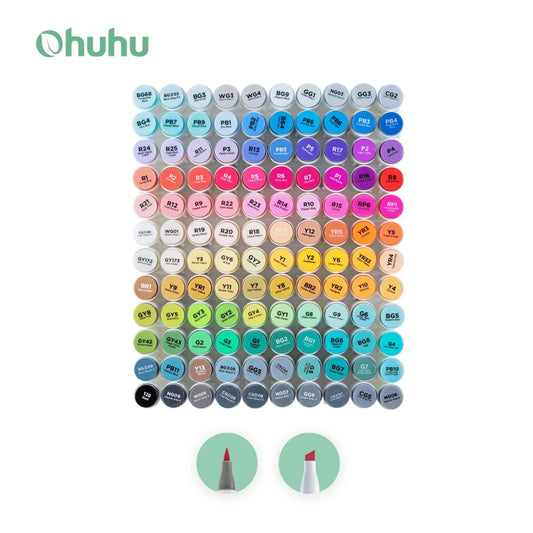 Ohuhu Honolulu 120 set Color Marker Pen