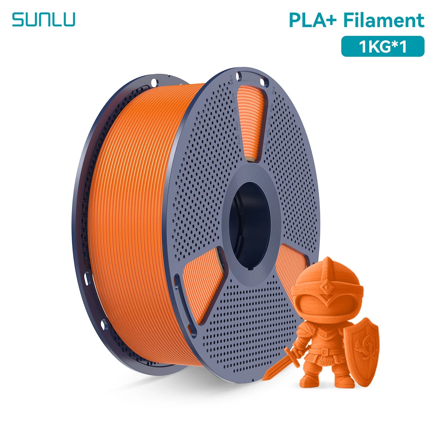 SUNLU PLA PLUS 1KG PLA+ 3D Printer Filament 1.75mm High transparency Tolerance+/-0.02mm Colorful Neatly Wound 300MM/S
