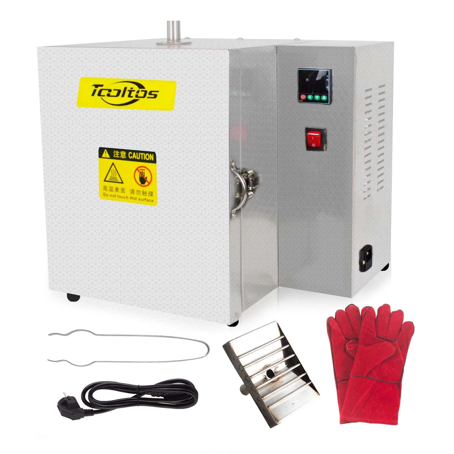 ‌Industrial Jewelry Casting Burnout Furnace - 900°C Wax/Plaster Mold Oven with 4-Zone Heating, Digital PID Control & Auto shut-off