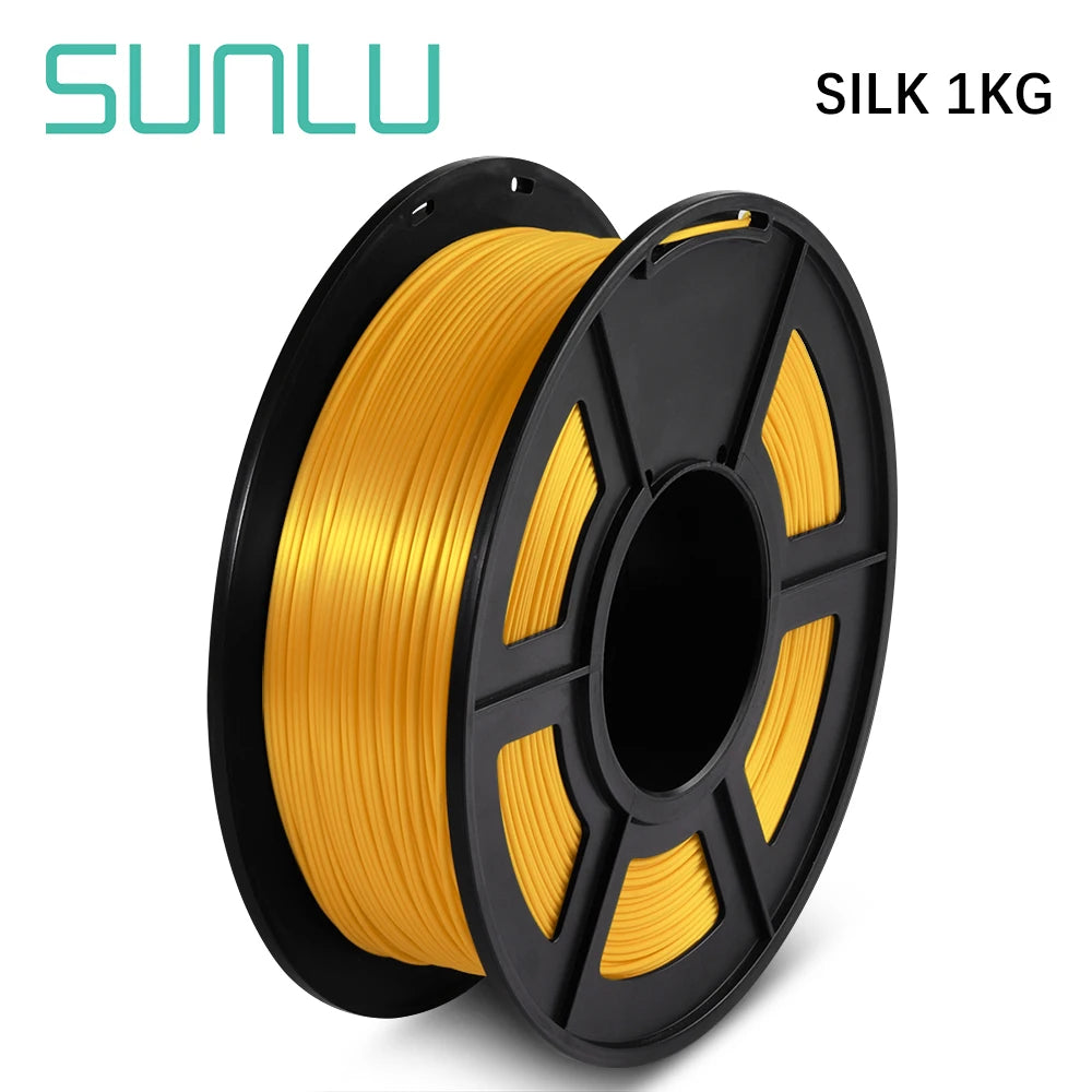 SUNLU 1KG PLA SILK Filament 3D Printer Filament Texture Tangle free 100% no bubble with Vacuum packing Various colors available