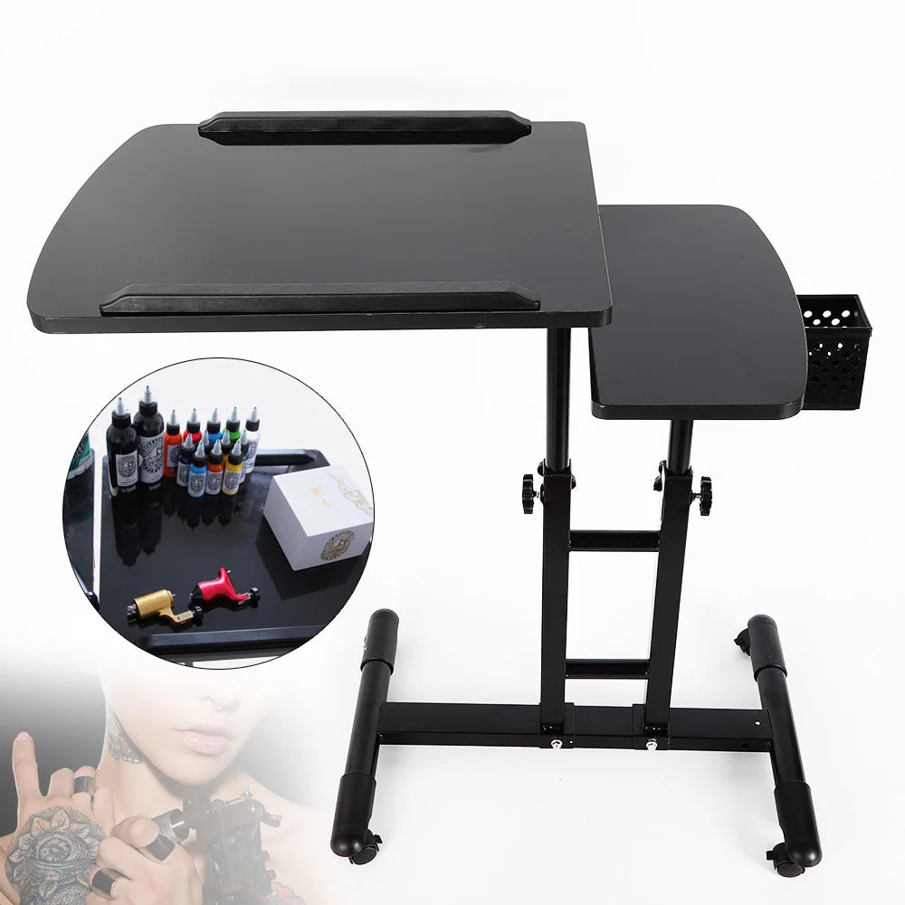 Adjustable Tattoo Tray Rolling Work Station for Drawing and Equipment Supply Workbench