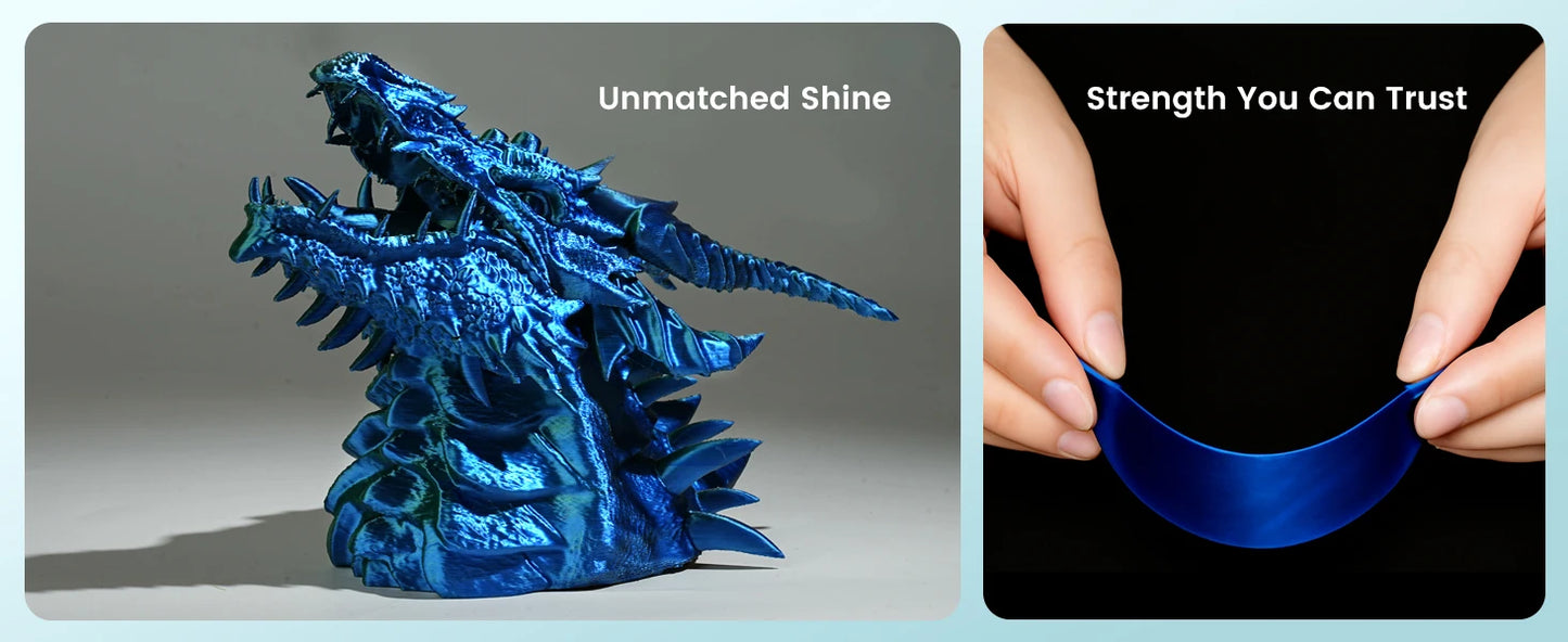 SUNLU SILK PLA+  Filament 3D Printer Filament 10kg 1.75mm Spool wire Vacuum Package