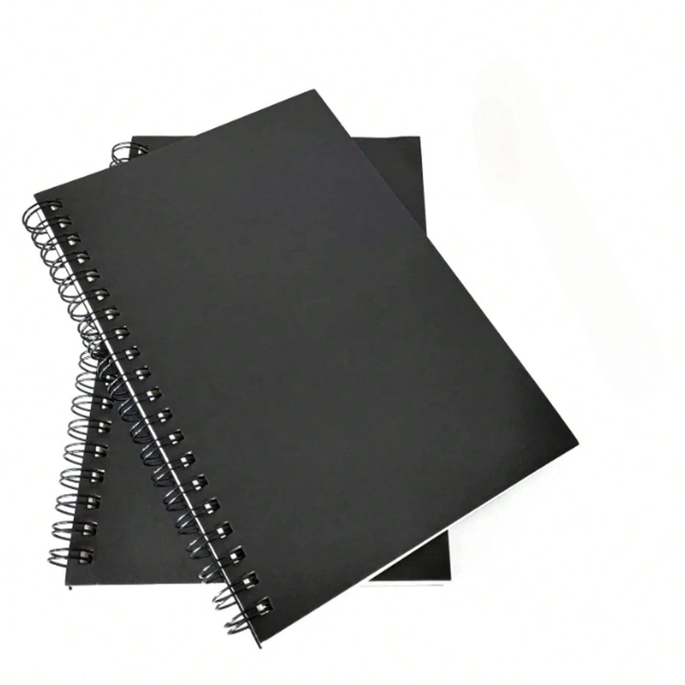 2 Packs Blank Spiral Notebook, Soft Cover, Sketch Book, 100 Pages / 50 Sheets, 7.5 Inch X 5.1 Inch, 100 GSM
