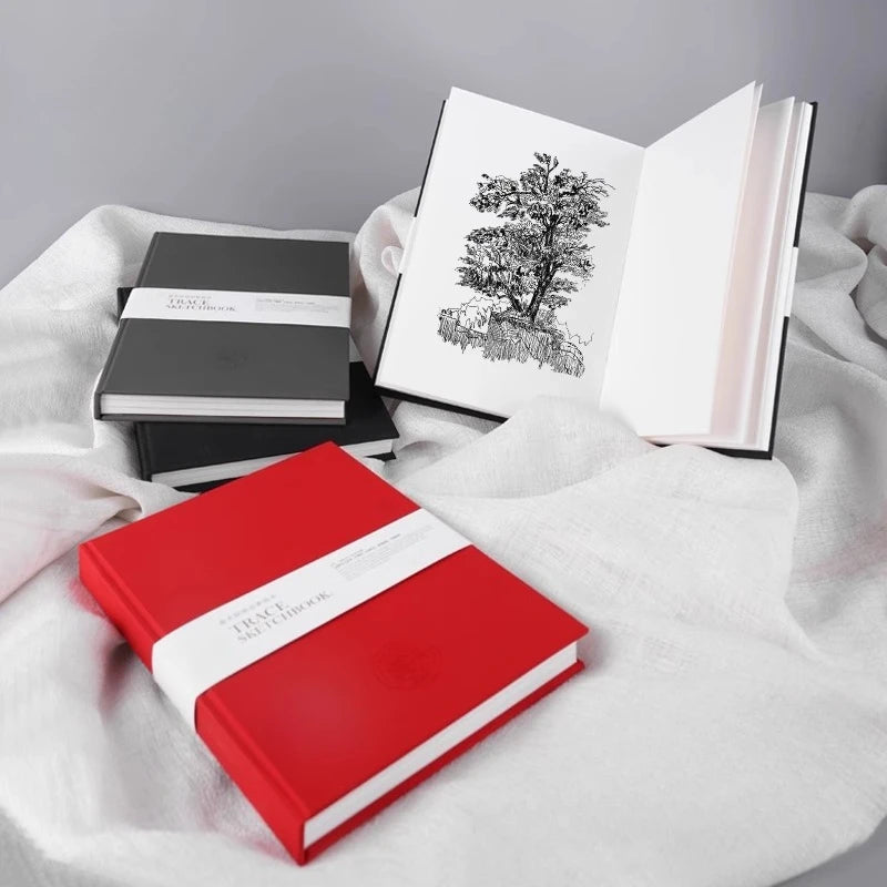 A4/A5 Trace Sketchbook 50 Pages Thickened Paper Can Be Stacked Color Impermeable for Painting Practice Sketch Design Graffiti