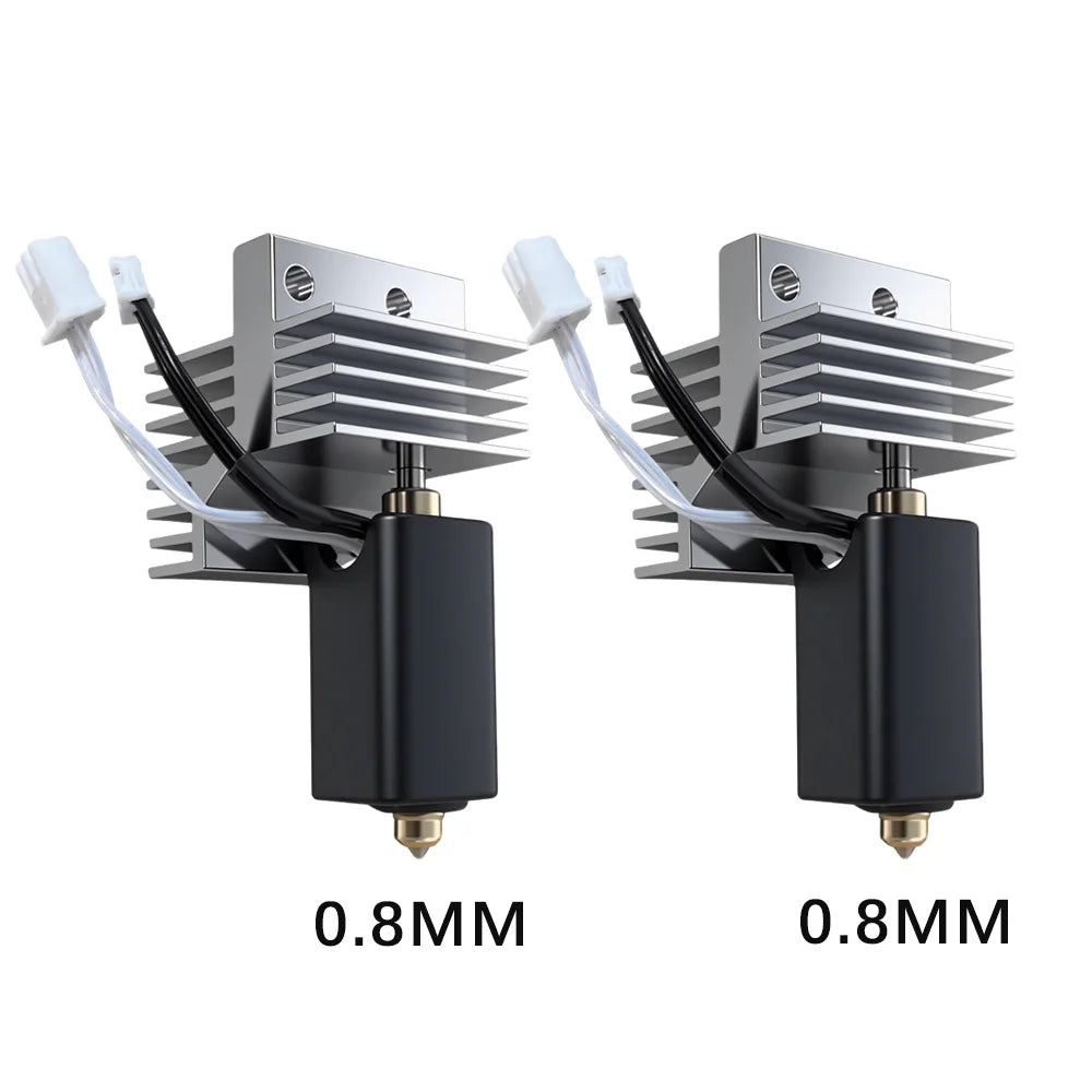 Upgrade Ceramic Hotend 0.2/0.4/0.6/0.8mm Assembled Extruder Hotend Kit for Elegoo Centauri Carbon Hot end / Centauri Nozzle