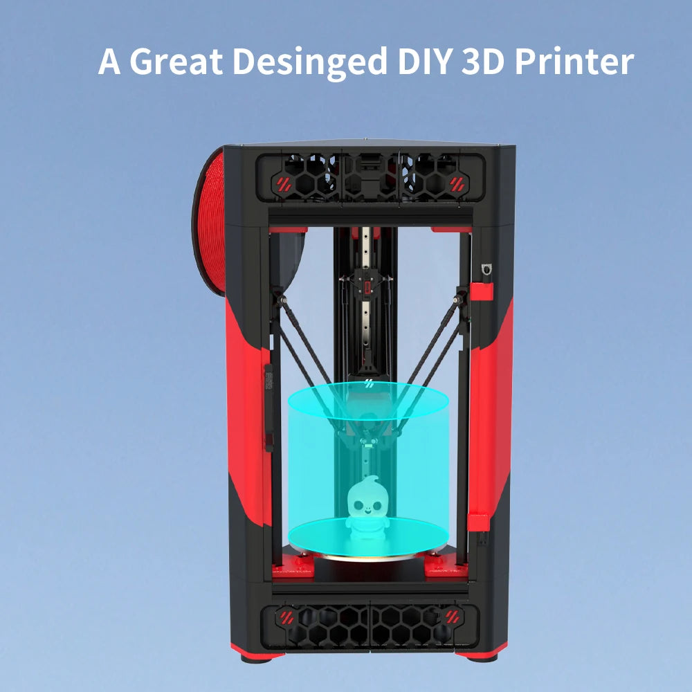 FYSETC Doron Velta 3D Printer High Quality 3D Printer Parts with All Metal Sherpa Extruder DIY Delta Kit