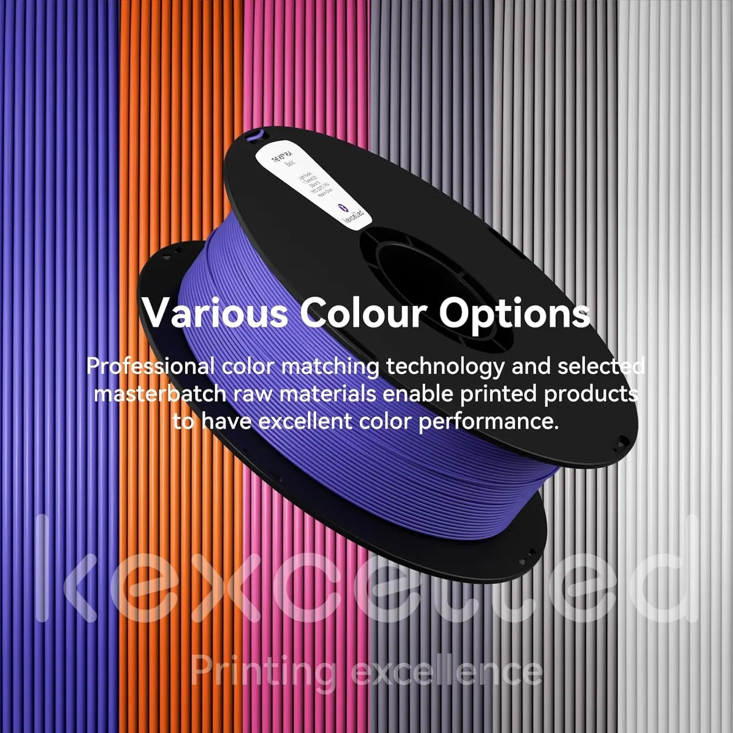 PLA Filament 1.75mm,Gold PLA 3D Printer Filament Bundle 1kg Spool (2.2lbs),Pack of 2,3D Printing Filament Dimensional