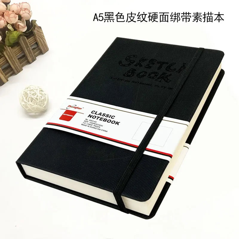 A4/A5 Super Thick Sketchbook 112 Sheets/224 Pages Writing Smoothly Not Easy Falling Pages for Watercolor Sketching Notes