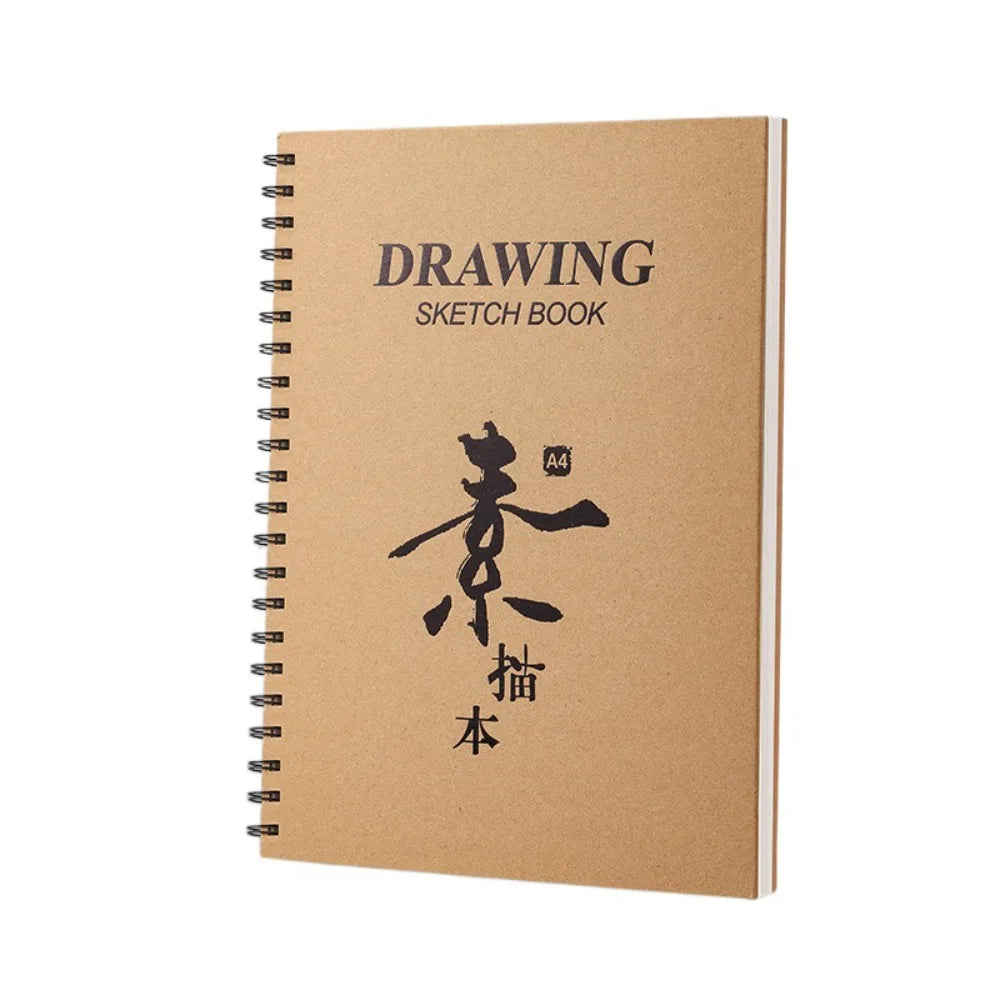 30 Sheets 8K 16K Coil Sketchbook A4 A5 A6 Eco-Friendly Thick Drawing Paper Acid Free Spiral Bound Artist Sketch Pad Sketch