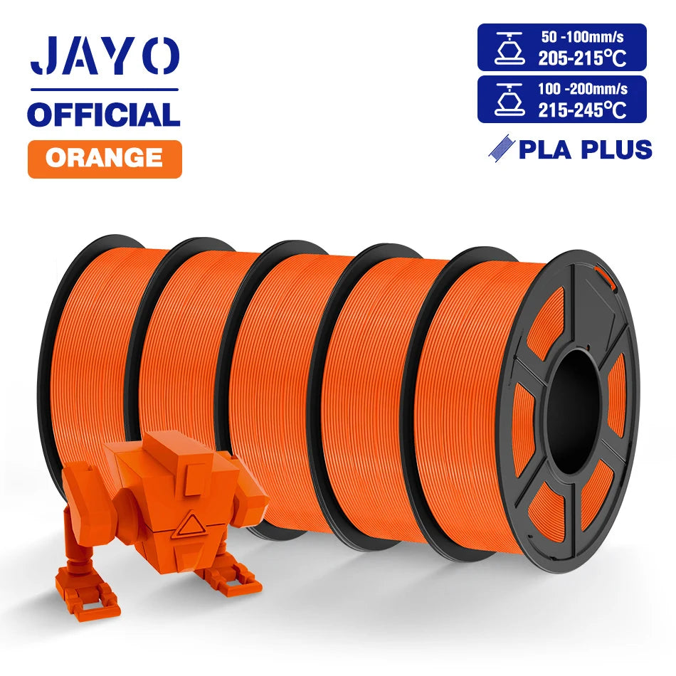 JAYO PLA plus 1.75mm PLA+ 3D Printer Filament Neatly Wound 3D Filament PLA For FDM 3D Printer Macarone Color Materials