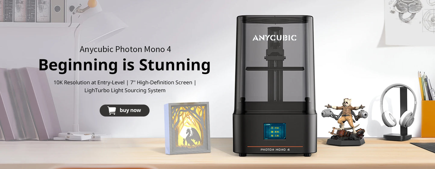 3D Printer-PRE ANYCUBIC Photon Mono M7 Max AE LCD 3D Printer 14.7L Ultra-Large Print Volume LCD Resin 3D Printer Print Size 298x168x300mm