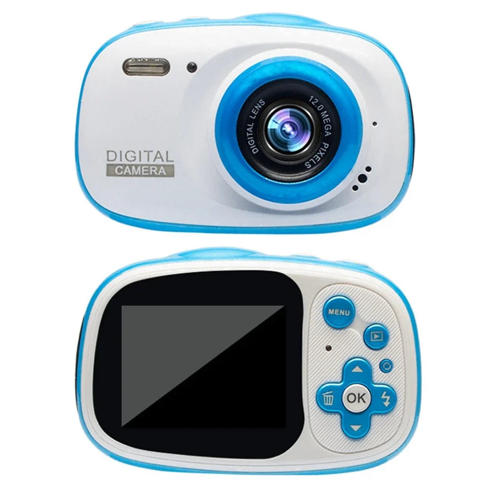 Kids Digital Camera Waterproof Toys 2 Inch Hd Screen Lovely Camera Digital Outdoor Underwater Photography Children