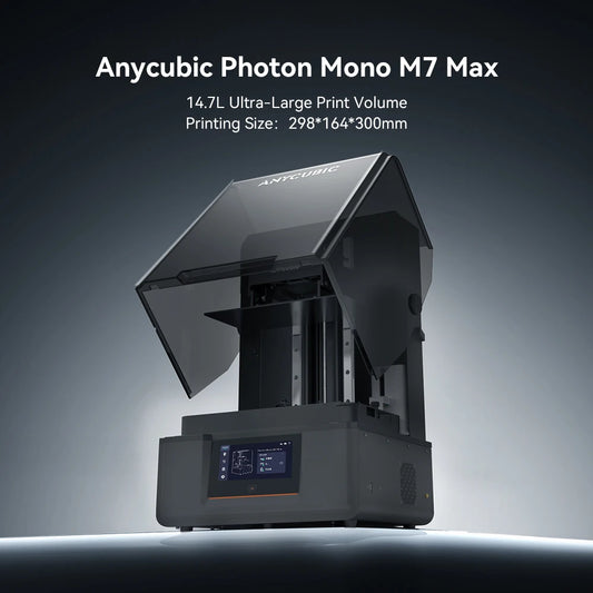 3D Printer-PRE ANYCUBIC Photon Mono M7 Max AE LCD 3D Printer 14.7L Ultra-Large Print Volume LCD Resin 3D Printer Print Size 298x168x300mm