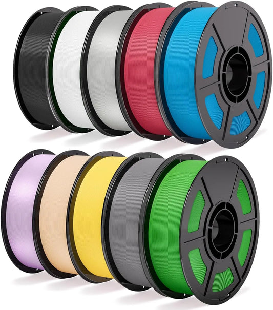 3D Printer PLA Filament Bundle,30-300mm/s Neatly Wound 3D Printing Filament 1kg (2.2lbs),Pla for Bambu Lab 3D Printer,AMS