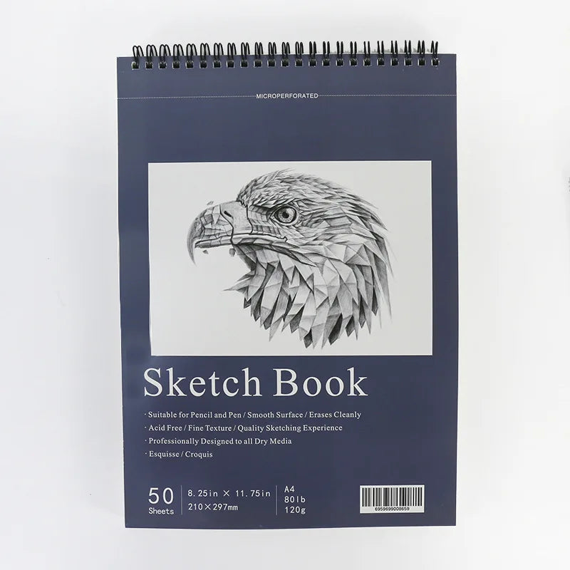 Sketchbook A4A5 Blank Art Sketchbook Paper for Drawing, coloring and Notebooks