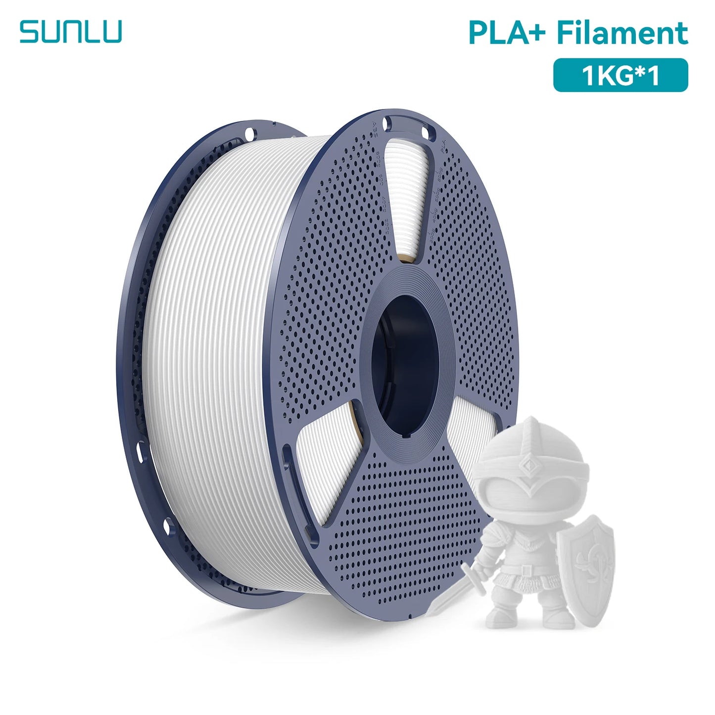 SUNLU PLA PLUS 1KG PLA+ 3D Printer Filament 1.75mm High transparency Tolerance+/-0.02mm Colorful Neatly Wound 300MM/S