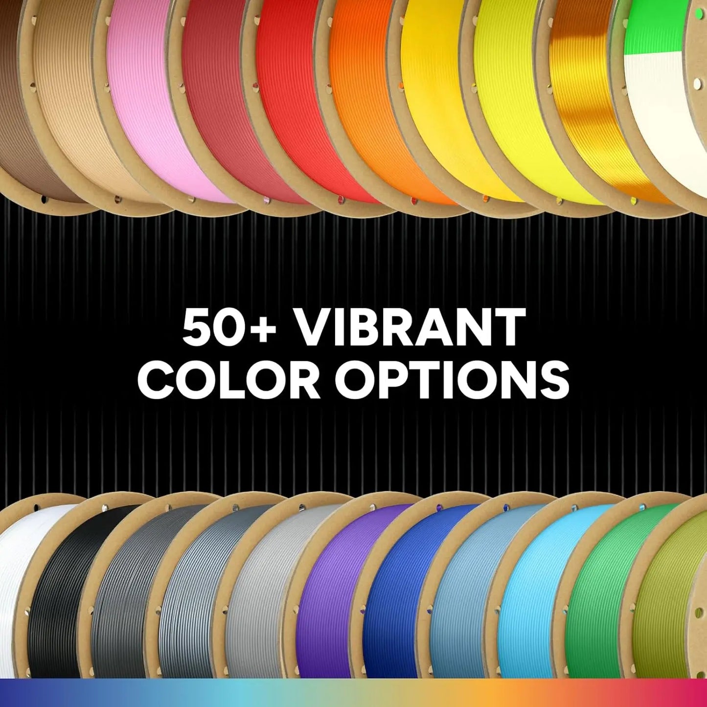 4KG Bundle PLA Filament 1.75mm, Neatly Wound 3D Printer Filament 4 Pack 1kg Spool (2.2lbs), Dimensional Accuracy +/- 0.02 mm