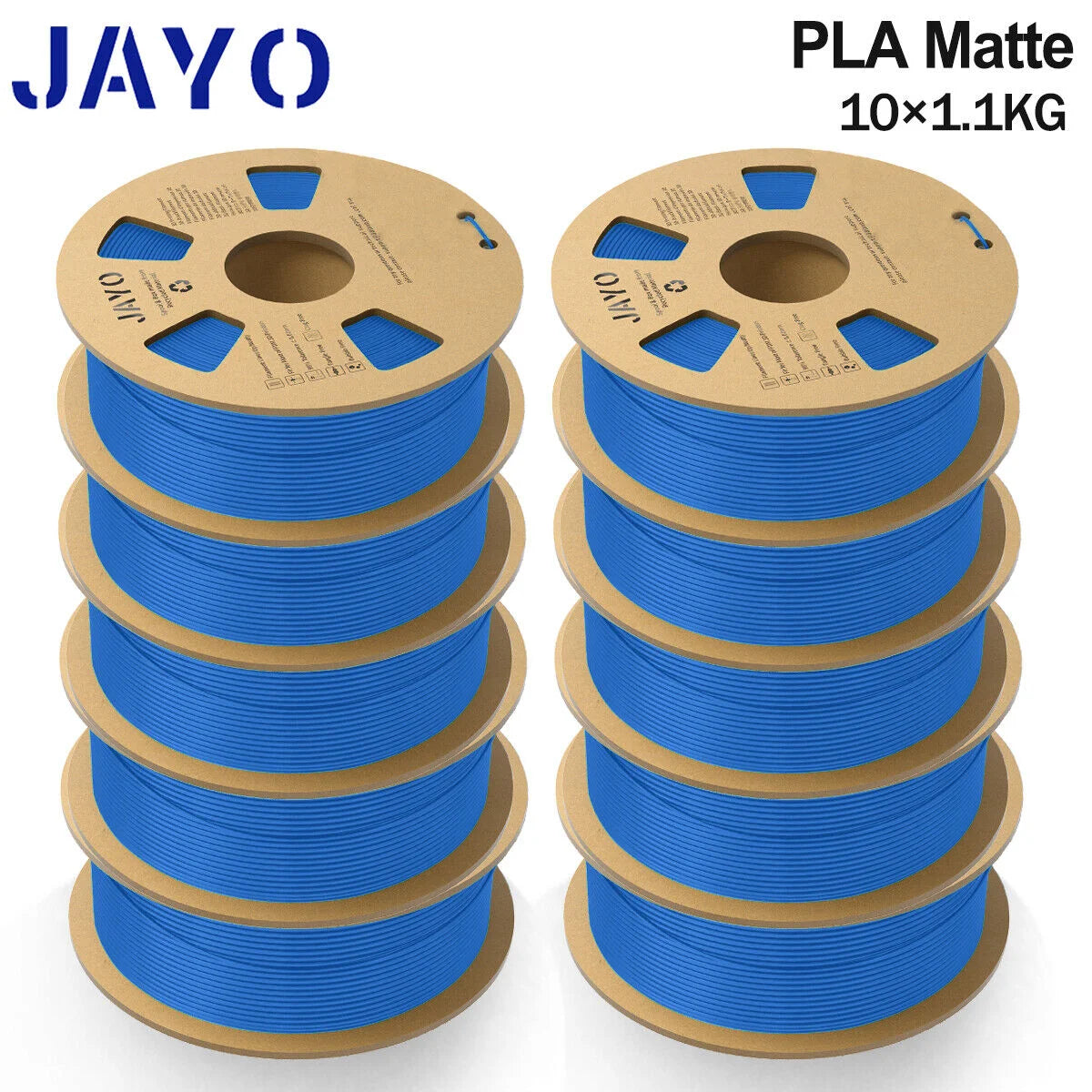 JAYO 3D Printer part PETG/PLA Meta/PLA/SILK/PLA PLUS/TPU Filament 1.75mm for 10Rolls FDM 100% No Bubbel craft part DIY Materials
