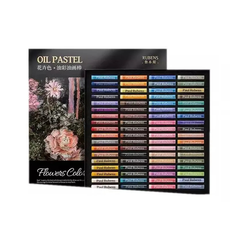 Paul Rubens Soft Seascape/Flower Oil Pastel Set 72 Colors Professional Graffiti Crayon Pastels for Painting Art Supplies