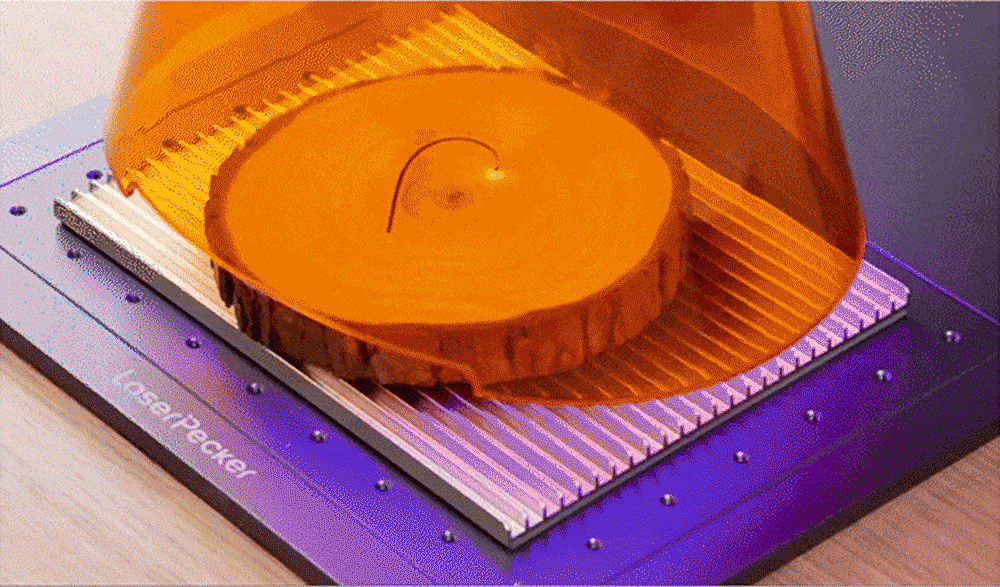 LASERPECKER 4 LP4 Laser Engraving Machine for All Material Dual Light Laser Engraver Portable for Metal Wood Plastic Carving