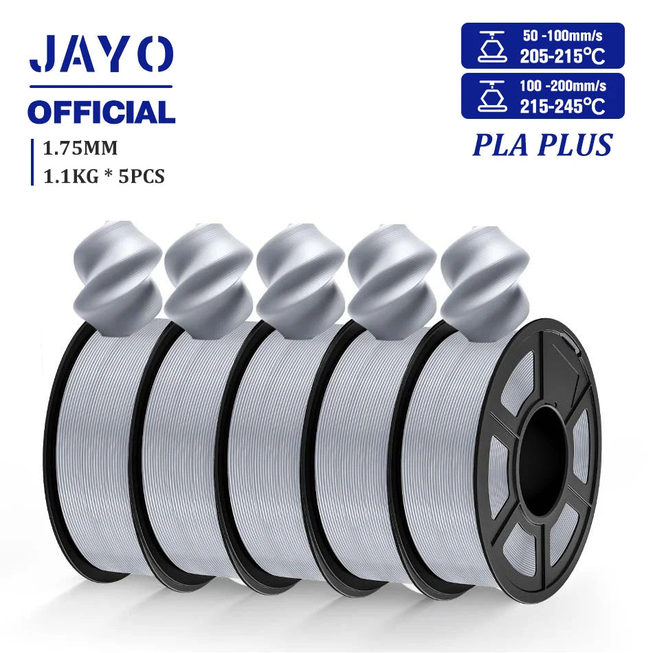 JAYO PLA plus 1.75mm PLA+ 3D Printer Filament Neatly Wound 3D Filament PLA For FDM 3D Printer Macarone Color Materials