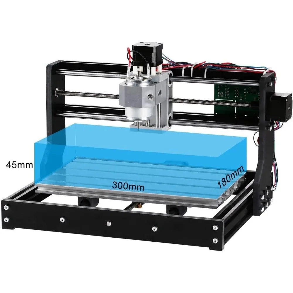 Genmitsu CNC 3018-PRO Router Kit GRBL Control 3 Axis Plastic Acrylic PCB PVC Wood Carving Milling Engraving Machine