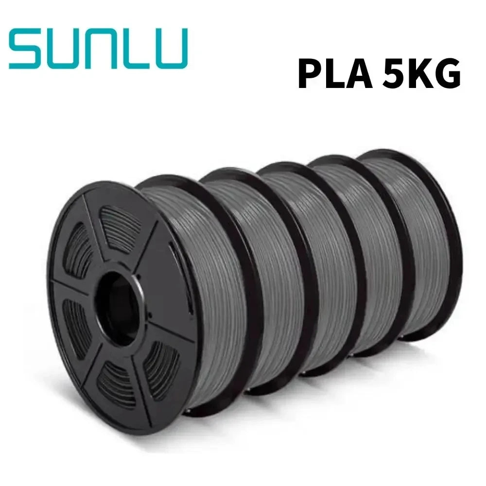 SUNLU PETG/PLA/PLA+/PLA Matte/PLA Meta 3D Printer Filament 5KG 1.75mm Neatly Wound Vacuum Packing 3D Printing Material Fast Ship
