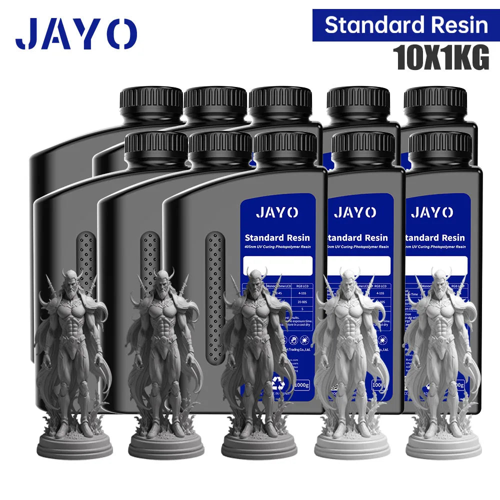 JAYO 5KG&10KG 3D Printer Standard Resin 405nm UV Resin For LCD 3D Printer Material For Printing Easy to Print Good Precision