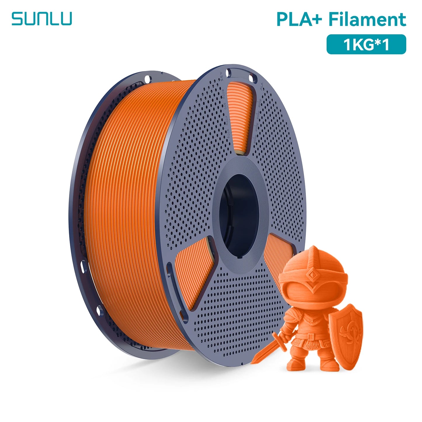 SUNLU PLA PLUS 1KG PLA+ 3D Printer Filament 1.75mm High transparency Tolerance+/-0.02mm Colorful Neatly Wound 300MM/S