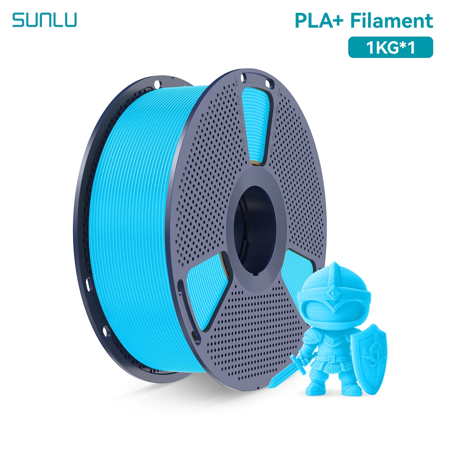 SUNLU PLA PLUS 1KG PLA+ 3D Printer Filament 1.75mm High transparency Tolerance+/-0.02mm Colorful Neatly Wound 300MM/S