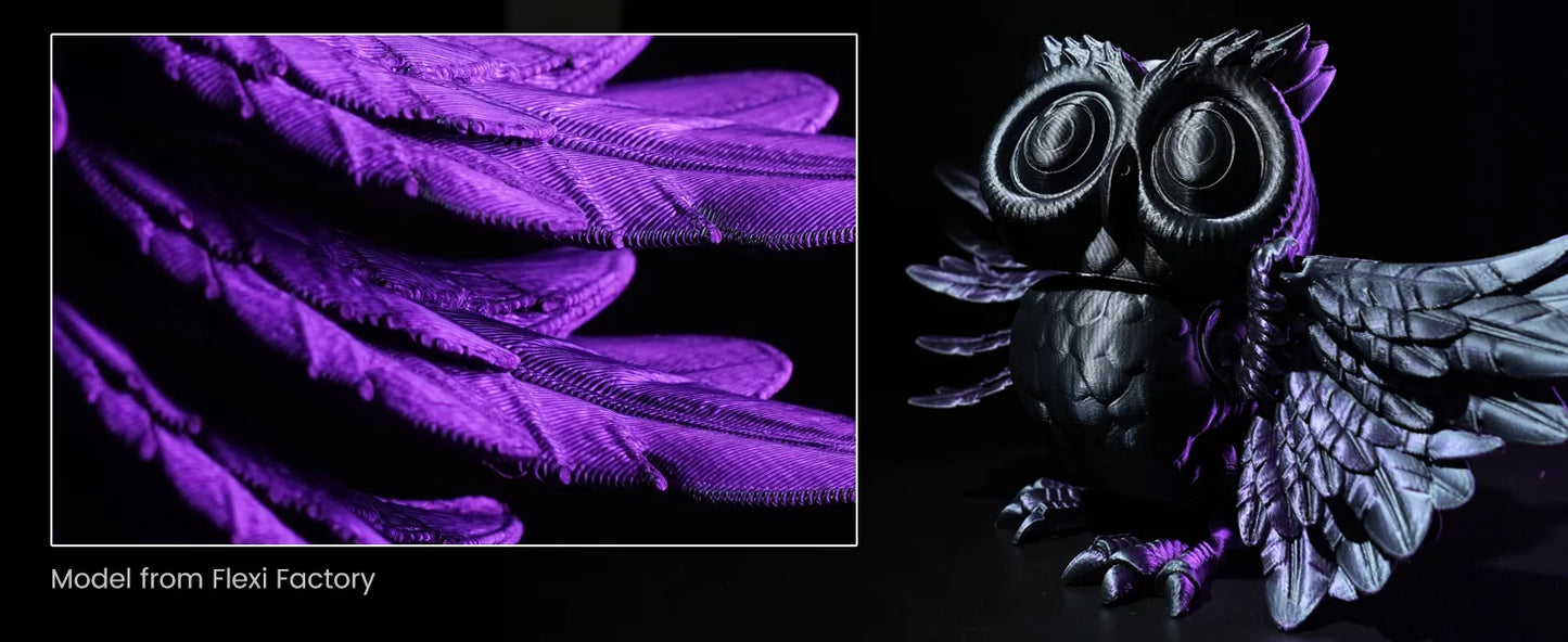 JAYO 3D Silk Pla Plus/ Dual/Triple Colors SILK 3D Printer Filament 1.75mm SILK Rabinbow 1.1kg/roll 3D Printing Materials