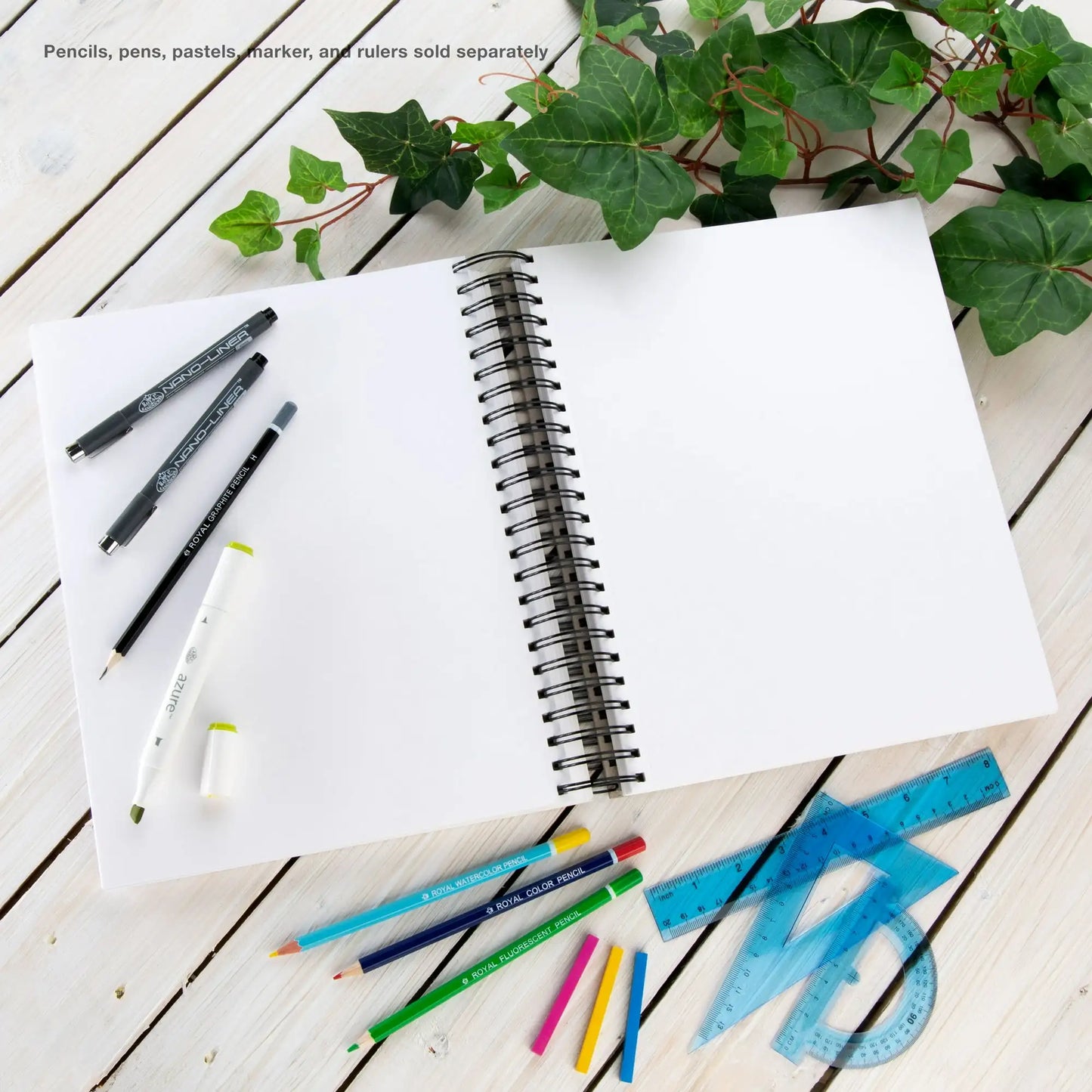 9x12" Mixed Media Spiral bound Artist Pad, 120 Sheets 114lb 185 gsm