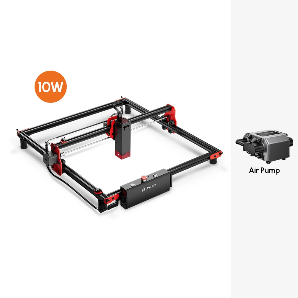 AlgoLaser DIY KIT 10W Laser Engraver 12000mm/min Speed Laser Cutter and Engraver Machine for Wood and Metal 400x400mm Area