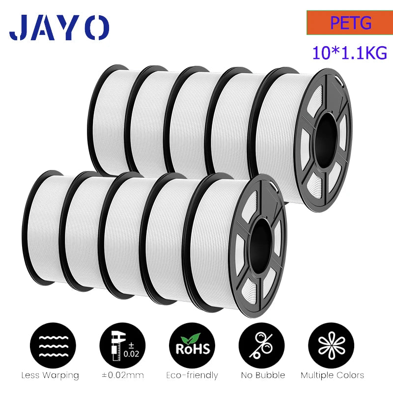 JAYO pla plus PETG high-speed matte PETG APLA 10Rolls  filament 175mm no bubbles smooth multiple colors optional