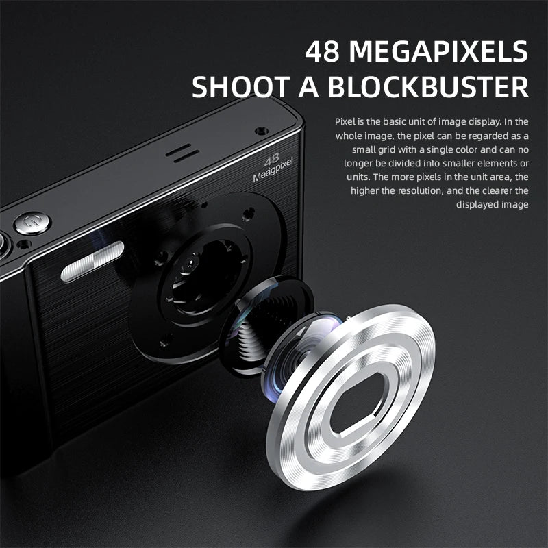 48MP 4K HD Digital Camera 2.4 Inch Screen 16X Zoom Photo Video Photography Camera