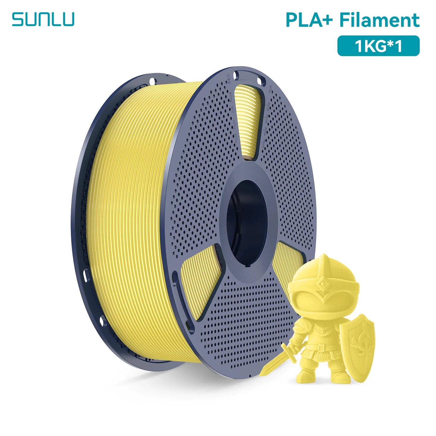 SUNLU PLA PLUS 1KG PLA+ 3D Printer Filament 1.75mm High transparency Tolerance+/-0.02mm Colorful Neatly Wound 300MM/S